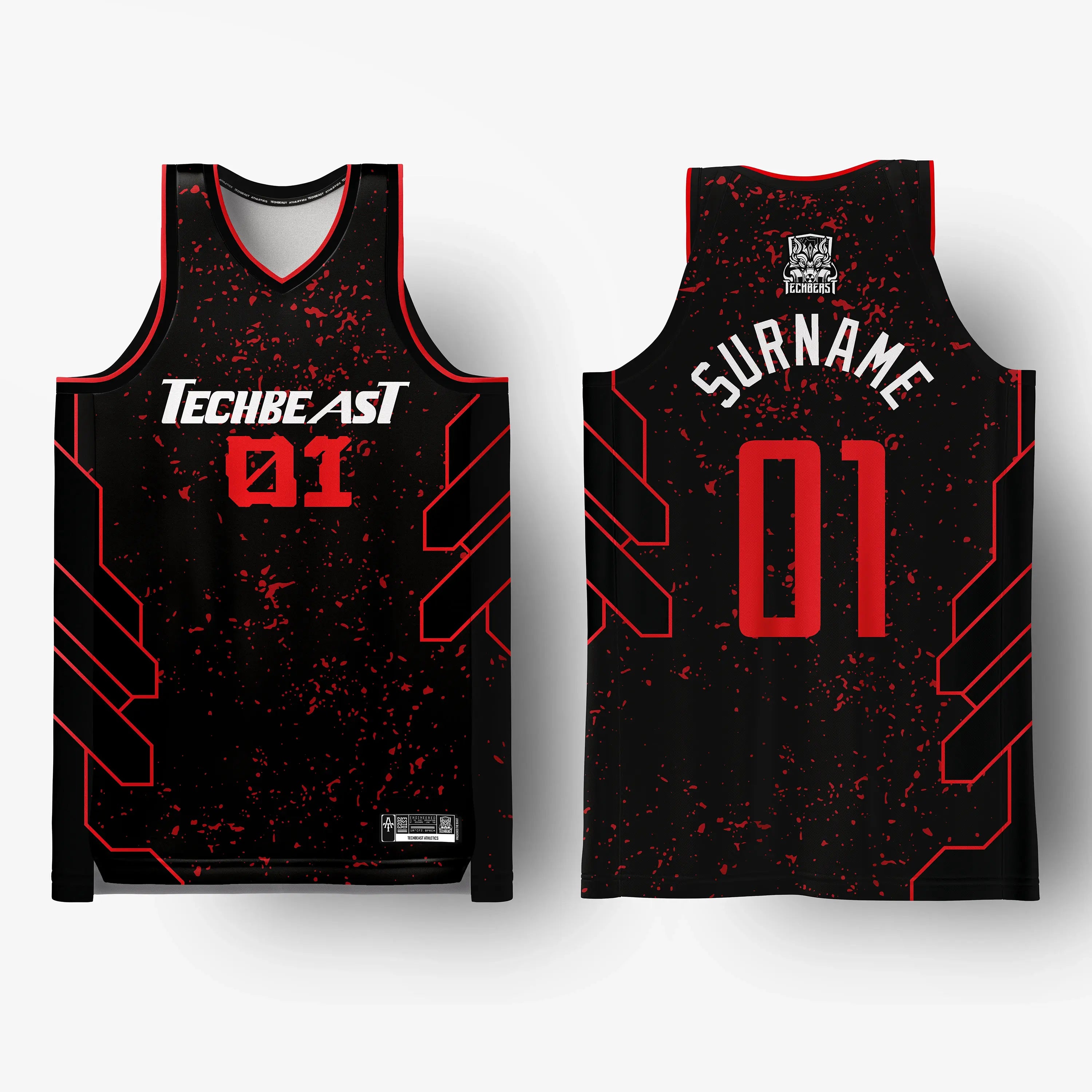 Splash Red Jersey